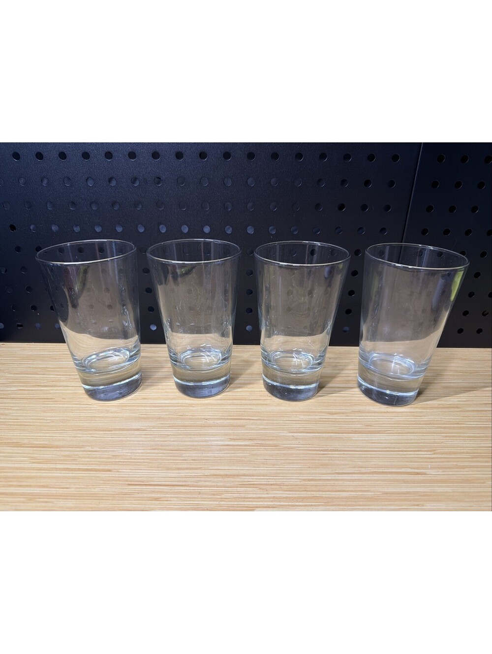 Set of 4 Libbey 158 20oz Heavy Base Cooler Glasses VTG